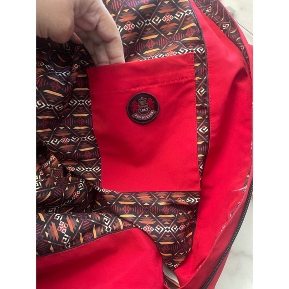 Pendleton Red Hooded Jacket - Picture 7 of 10